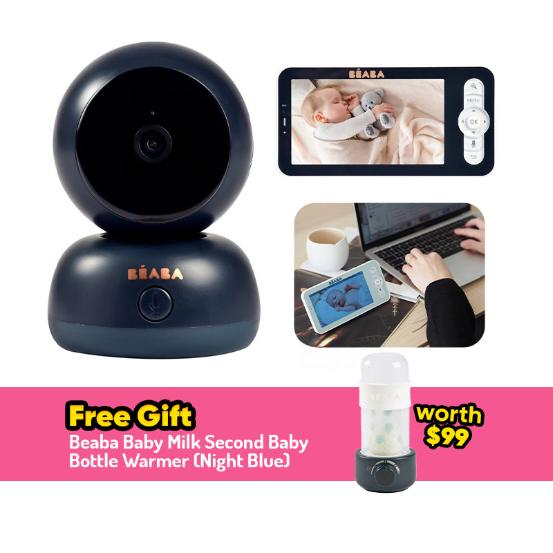 Beaba Video Baby Monitor Zen Premium + FREE GIFT